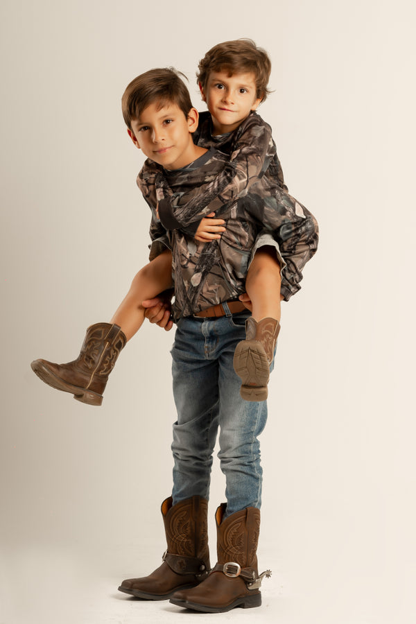 CAMUFLADA MANGA LARGA NIÑOS