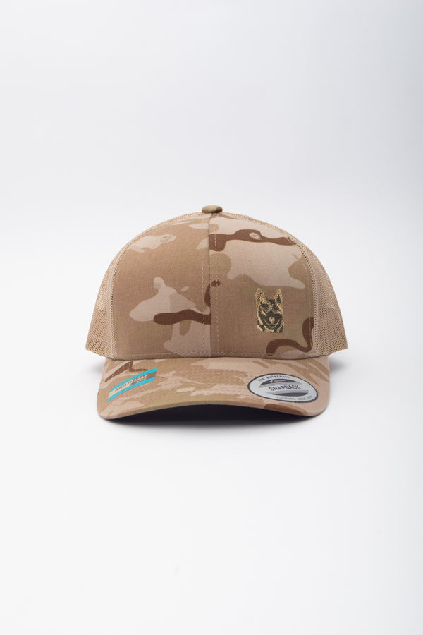 GORRA IMPORTADA CAMU. BEIGE MALLA BEIGE