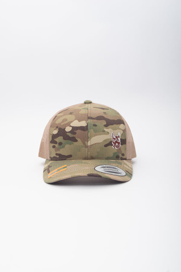 GORRA IMPORTADA CAMU. VERDE CLARA MALLA BEIGE