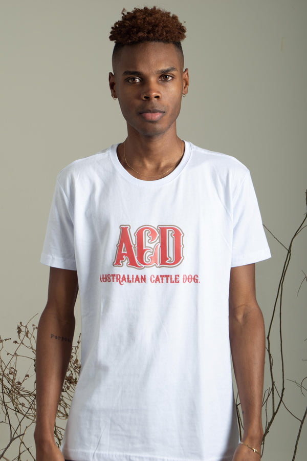 CAMISETA ACD LETRAS ROJAS
